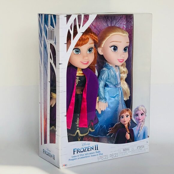 Disney Frozen II -Anna & Elsa Adventure Dolls New in Box For Age 3+ - Picture 6 of 16